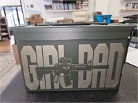 Custom Girl Dad Ammo Can