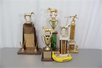 5 - 1970s Buncombe County 4H Horse/Dairy Trophies+