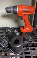 BLACK & DECKER DRILL W/ BATTERY & CHARGERS