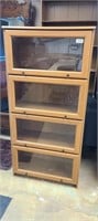 Lawyer Bookcase Pressed Wood Solid One Piece