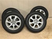 Audi winter tires on rims - 70% tread - 15%BP