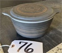 Vintage Black Pyrex Bowl With Lid