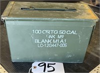50 Cal  Cartridge Ammo Box