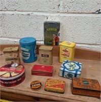 Mixed lot of old Sweet Tins etc (11)