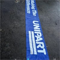 Canvas Banner "Making the Difference - Unipart"
