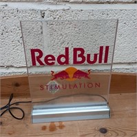 Red Bull Perspex Freestanding Advertising Light