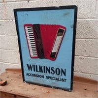 Vintage "Wilkinson Accordion Specialist" Light