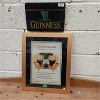 "Fireside" Guinness Print and Hand Painted