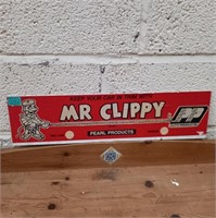 "Mr. Clippy Auto Products" Advertising Sign