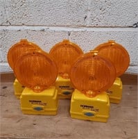 Five Dorman Road Traffic Amber Lights - as new