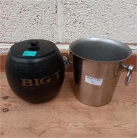 Big T Bleached Scatch Whiskey Ice Bucket and