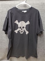 No Boundaries Size 3XL, Skull & Cross Bones Shirt