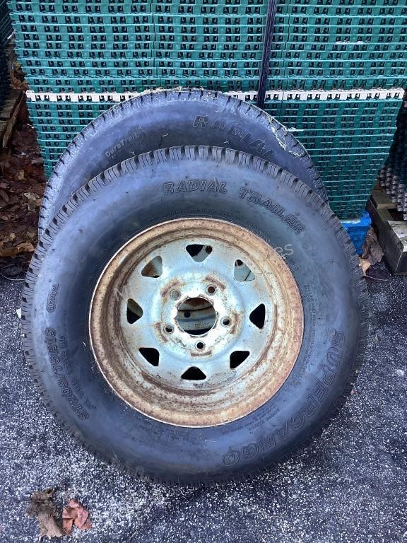 Two New Tires with Rims
