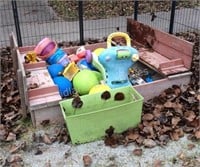 Small Sandbox With Toys