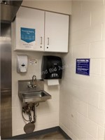 Hand Washing Sink, Cupboard & More