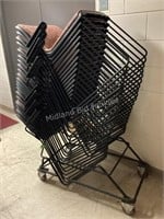 20 Chairs & Storage Cart