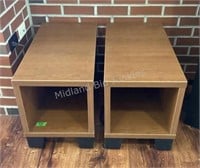 2 Heavy, Solid Side Tables