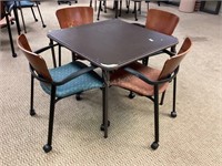 Card Table & 4 Chairs