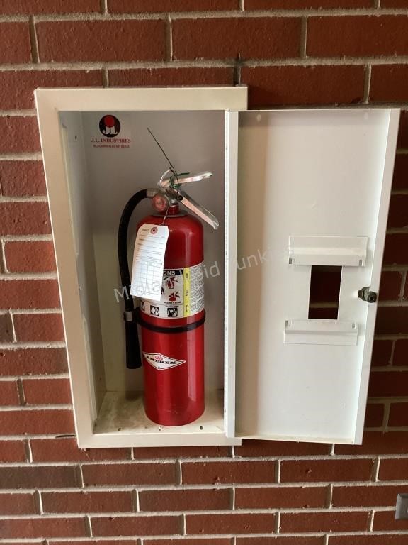 Amerex Fire Extinguisher and Metal Box