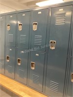 1 Single & 3 Double Penco Lockers #406-412