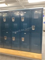 1 Single & 3 Double Penco Lockers #323-329