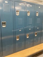 1 Single & 3 Double Penco Lockers #302-308