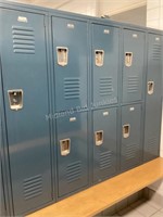 2 Single & 3 Double Penco Lockers #287-294