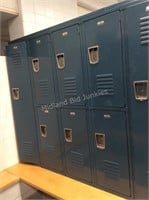 1 Single & 3 Double Penco Lockers #280-286