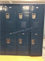 3 Double Penco Lockers #178-183
