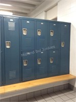 2 Singles & 3 Double Penco Lockers #142-149