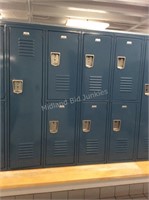 1 Single & 3 Double Penco Lockers #164-170