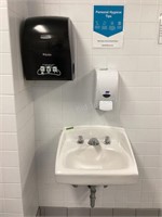 Sink & Towel and Soap Dispensers