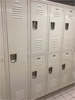 1 Single, 3 Double Penco lockers #121-127