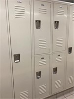 1 Single, 2 Double Penco lockers #135-139