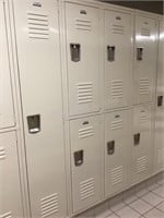 1 Single 3 Double Penco lockers