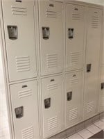 1 Single, 3 Double Penco lockers #159-165