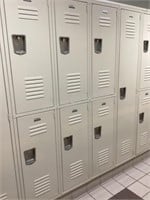 1 Single, 3 Double Penco lockers #185-191