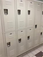1 Single, 3 Double Penco lockers #192-198