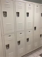 1 Single, 3 Double Penco lockers #199-205