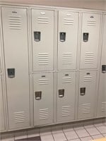 1 Single, 3 Double Penco lockers #231-237