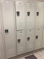 1 Single, 3 Double Penco lockers #245-251