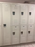 1 Single, 3 Double Penco lockers #257-263