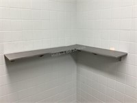 Two Stainless Shelves