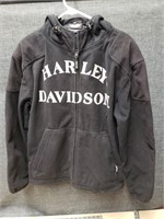 Harley Davidson Zip Up Hoodie Size S, Skull