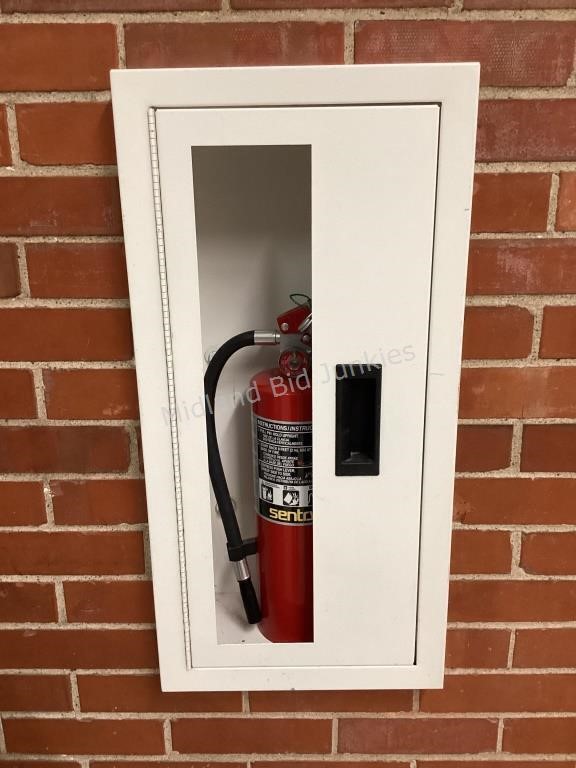 Fire Extinguisher & Metal Box