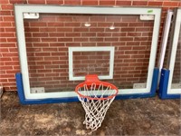 Glass Basketball Backboard & Rim