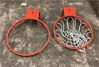 Two Basketball Hoops, 19" diameter