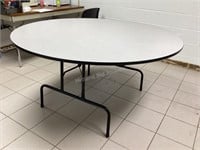 Round Folding Table, 60"x29”