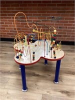 Beaded Play Activity Table, 24" square x 31 1/2”