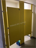 Yellow Bathroom Stalls